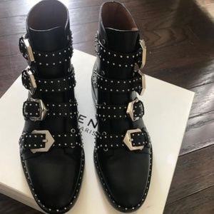 Authentic Givenchy 4 buckle boots